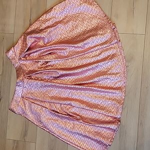 Lularoe metallic pink Madison skirt